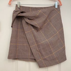 Aritzia Babaton Tweed Wrap Skirt